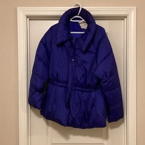 a new day Blue Puffer Jacket